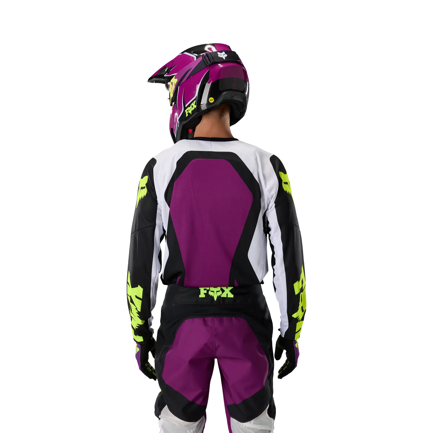 Maglia e Pantalone Fox Raid purple lava tg.32 (M) - immagine 5