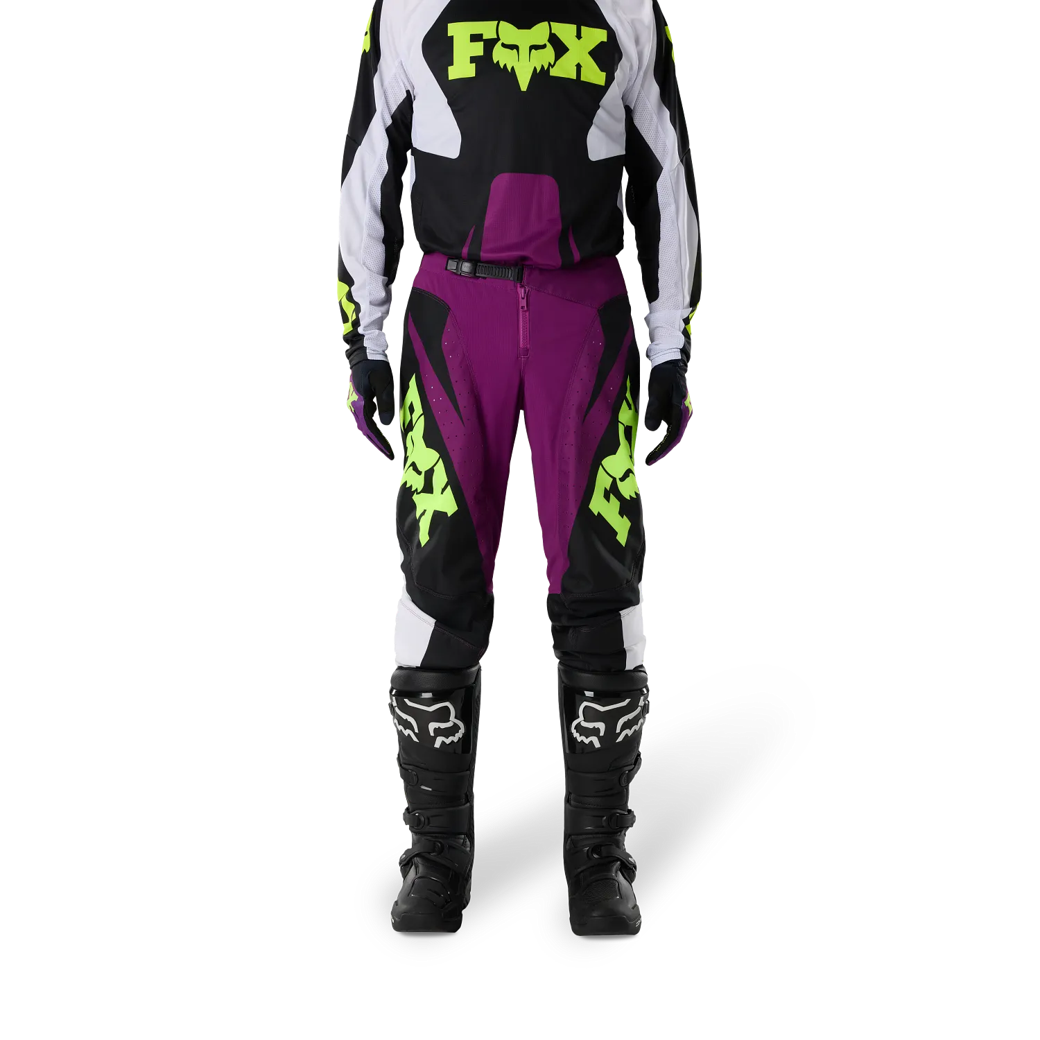 Maglia e Pantalone Fox Raid purple lava tg.32 (M) - immagine 2