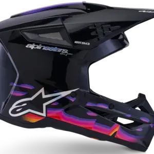 ALPINESTARS HELMET SM3 FORCE BLACK-GLOSS TG.M
