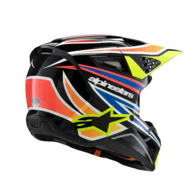 ALPINESTARS HELMET YOUTH SM3 WURX BLK/YL/B TG.YS