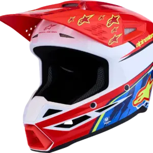 ALPINESTARS HELMET YOUTH SM3 FALCON RD/WH/BL TG.YL