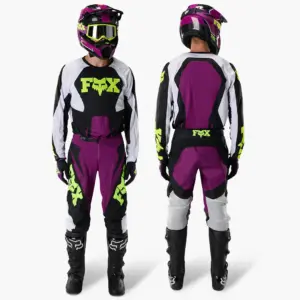 Maglia e Pantalone Fox Raid purple lava tg.32 (M)
