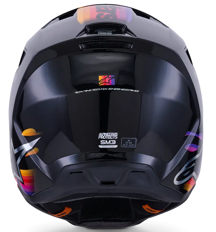 ALPINESTARS HELMET SM3 FORCE BLACK-GLOSS TG.S - immagine 3